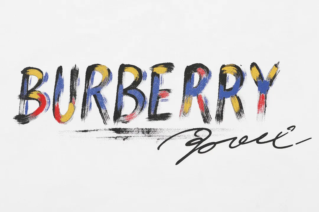 BBR BURBERRY 2026New Arrival logo Same Style t · 300 100％ · 32 · ：White Size：XS S M L